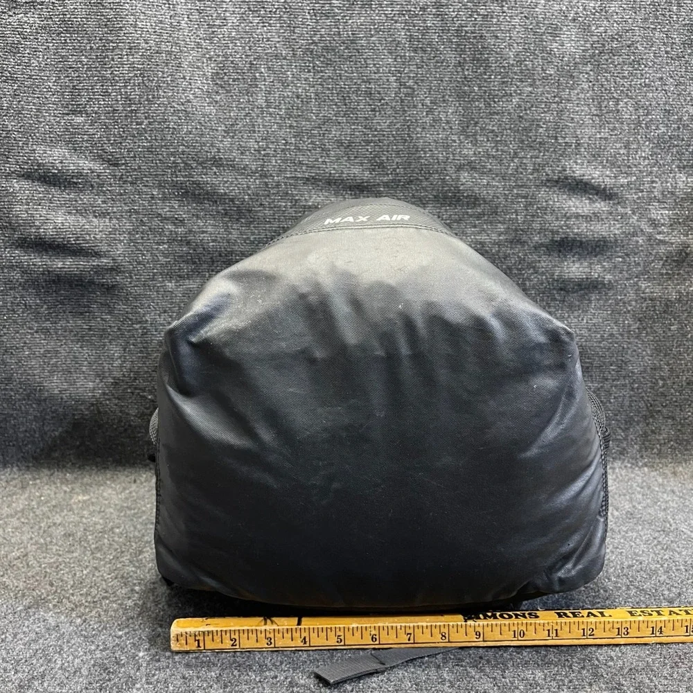 Nike BA4595-067 Max Air Black Polyester Athletic School Work Travel Backpack Bag
